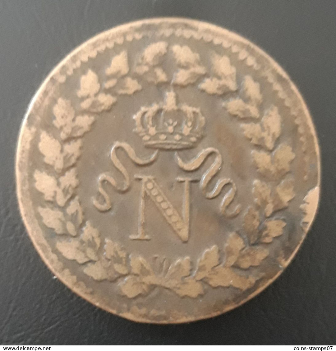 France - Napoléon I - 1 Décime 1814 BB - F131/3 - 10 Centimes