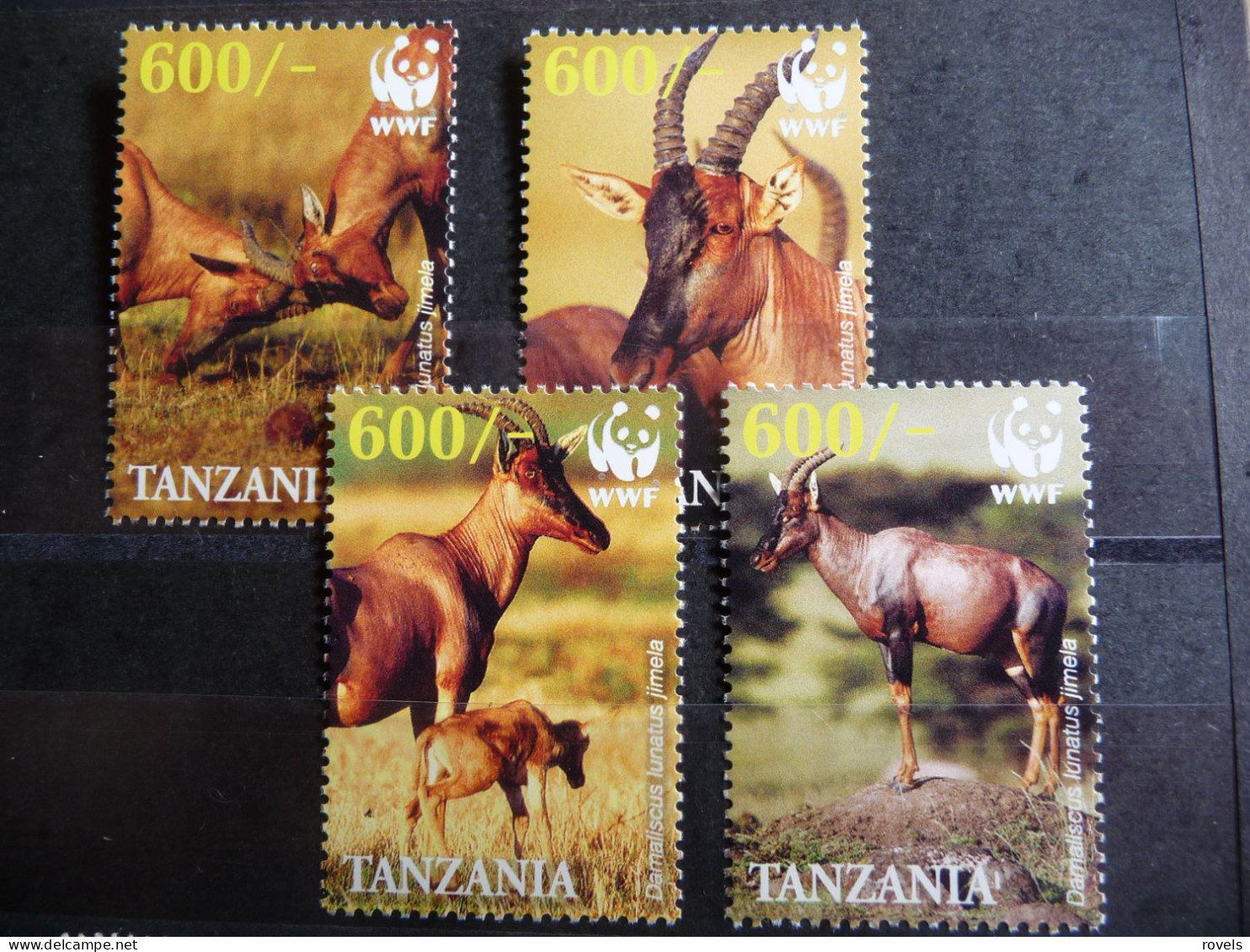 (8) Tanzania WWF Topi Antelope 2006 Deer Wildlife Fauna Wild * WWF. - Tanzania (1964-...)