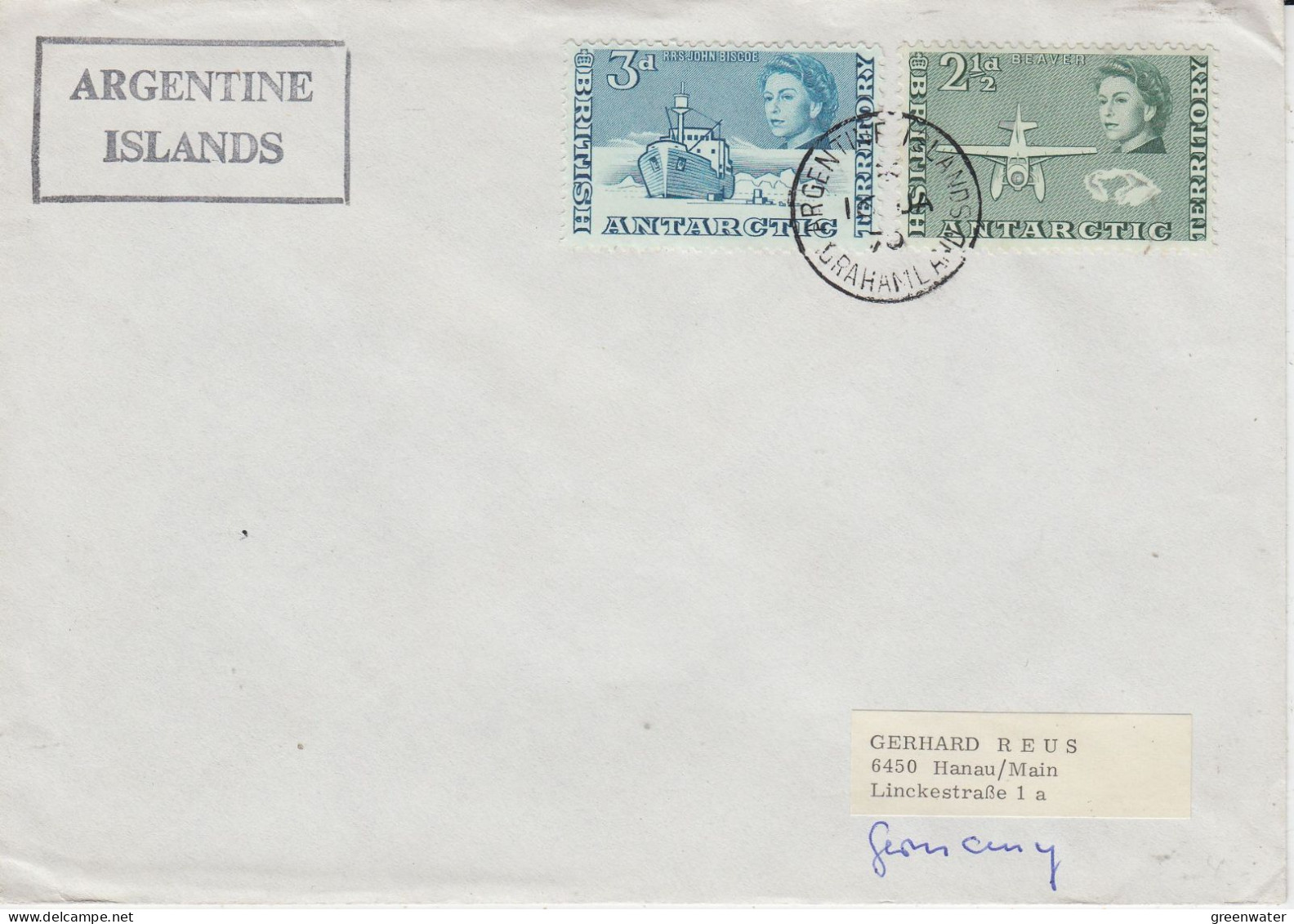 British Antarctic Territory (BAT)  Argentine Islands Ca Argentine Islands JA 1970 (FG159) - Storia Postale