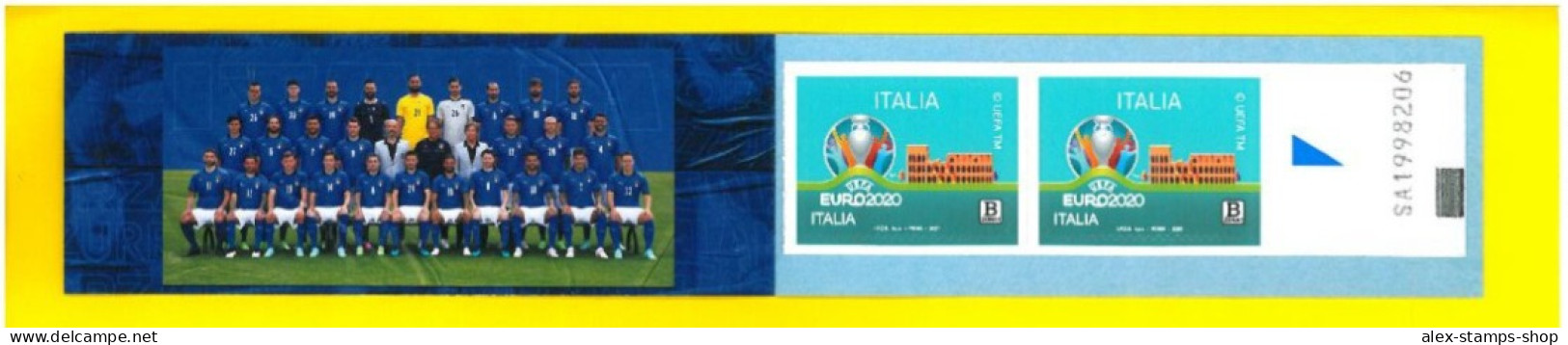 ITALIA 2021 NEW BOOKLET EUROPEAN 2020 - CALCIO LIBRETTO NUOVO NUMBER 026 - Postzegelboekjes