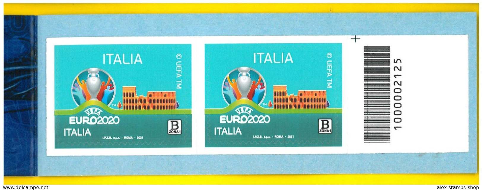 ITALIA 2021 NEW BOOKLET EUROPEAN 2020 - BARCODE NUMBER 023 - Postzegelboekjes