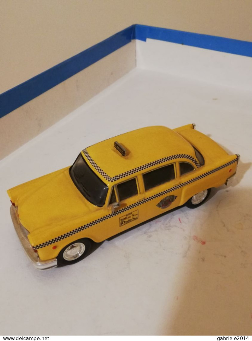 MODELLINO TAXI GIALLO - CHECKER   Anni '90 - Andere & Zonder Classificatie