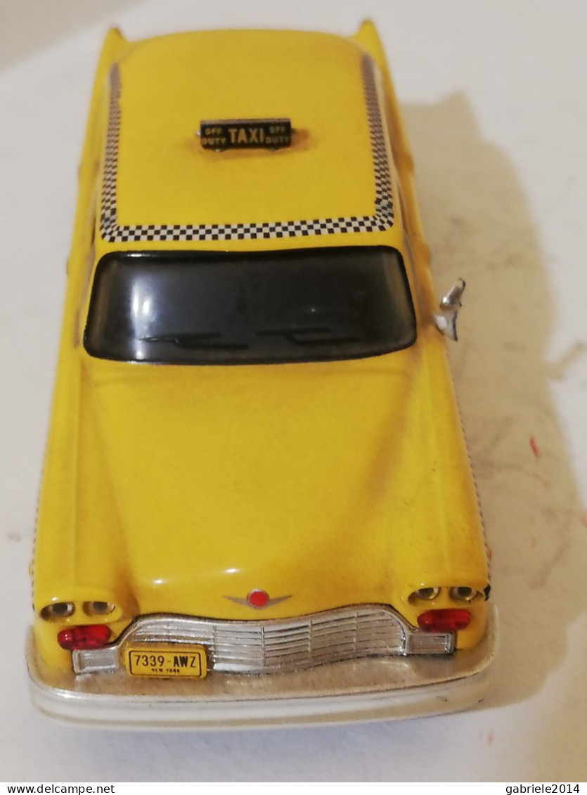 MODELLINO TAXI GIALLO - CHECKER   Anni '90 - Altri & Non Classificati