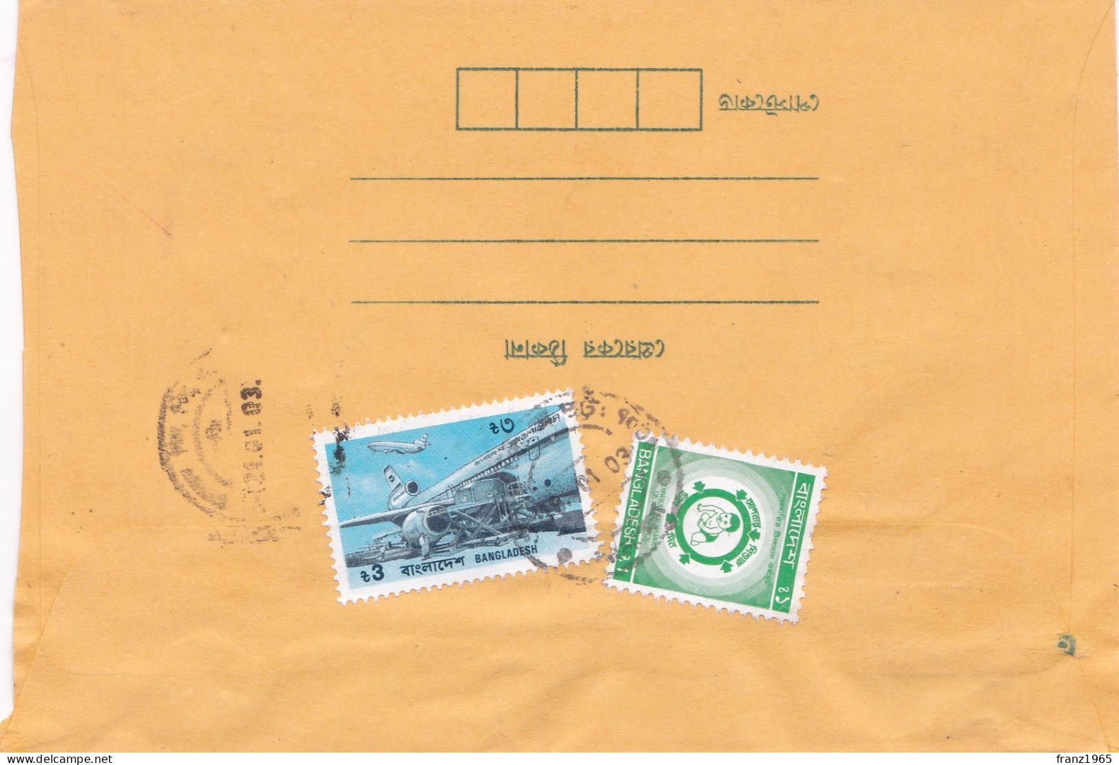 Bangladesh - Registered Letter 2003 - Bangladesh