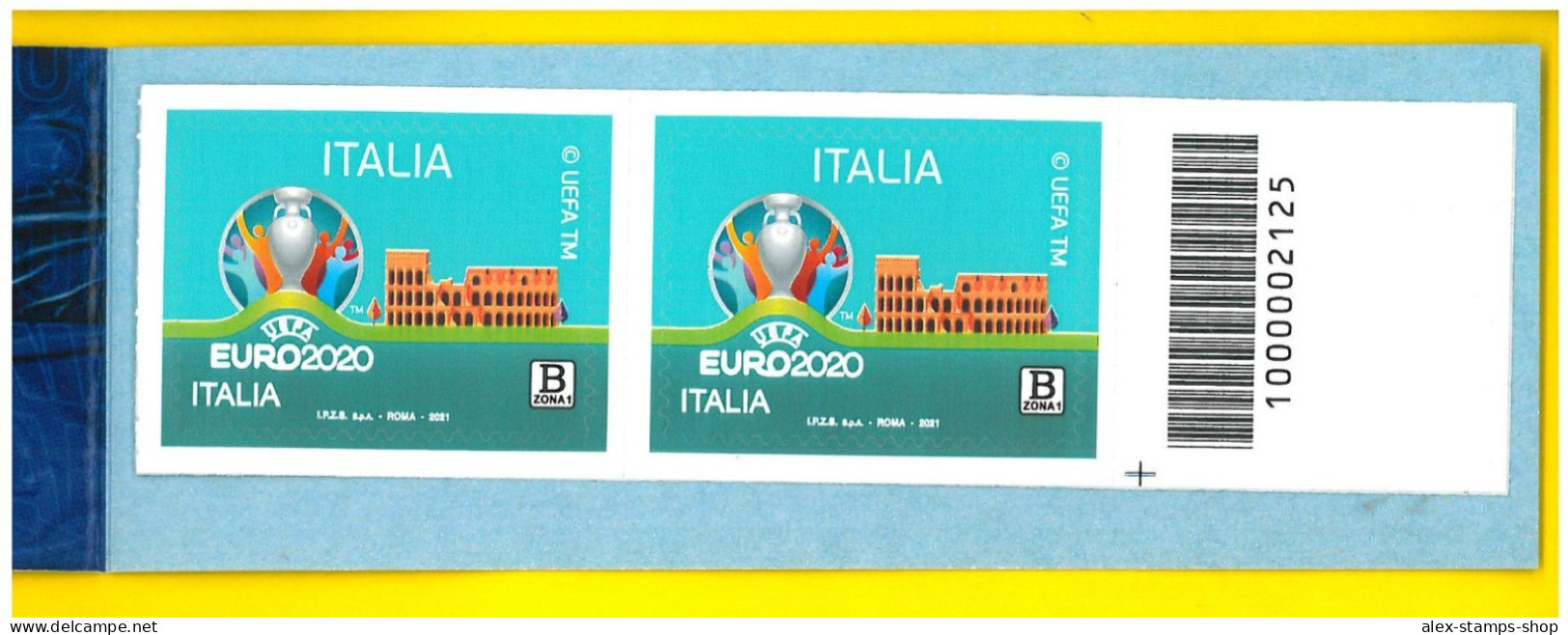 ITALIA 2021 NEW BOOKLET EUROPEAN 2020 - BARCODE NUMBER 020 - Carnets