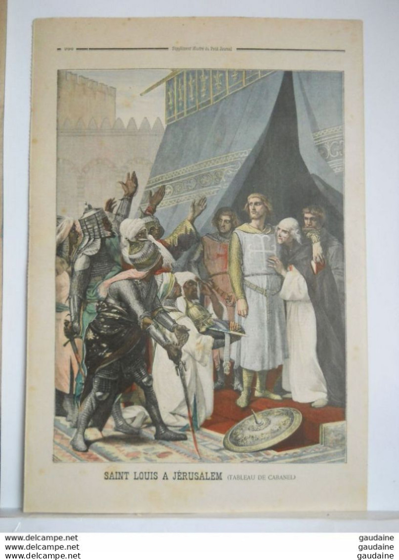 LE PETIT JOURNAL N°408 -11 SEPTEMBRE 1898 - L'ENFANT DU REGIMENT MILITAIRE - SAINT-LOUIS A JERUSALEM - Le Petit Journal