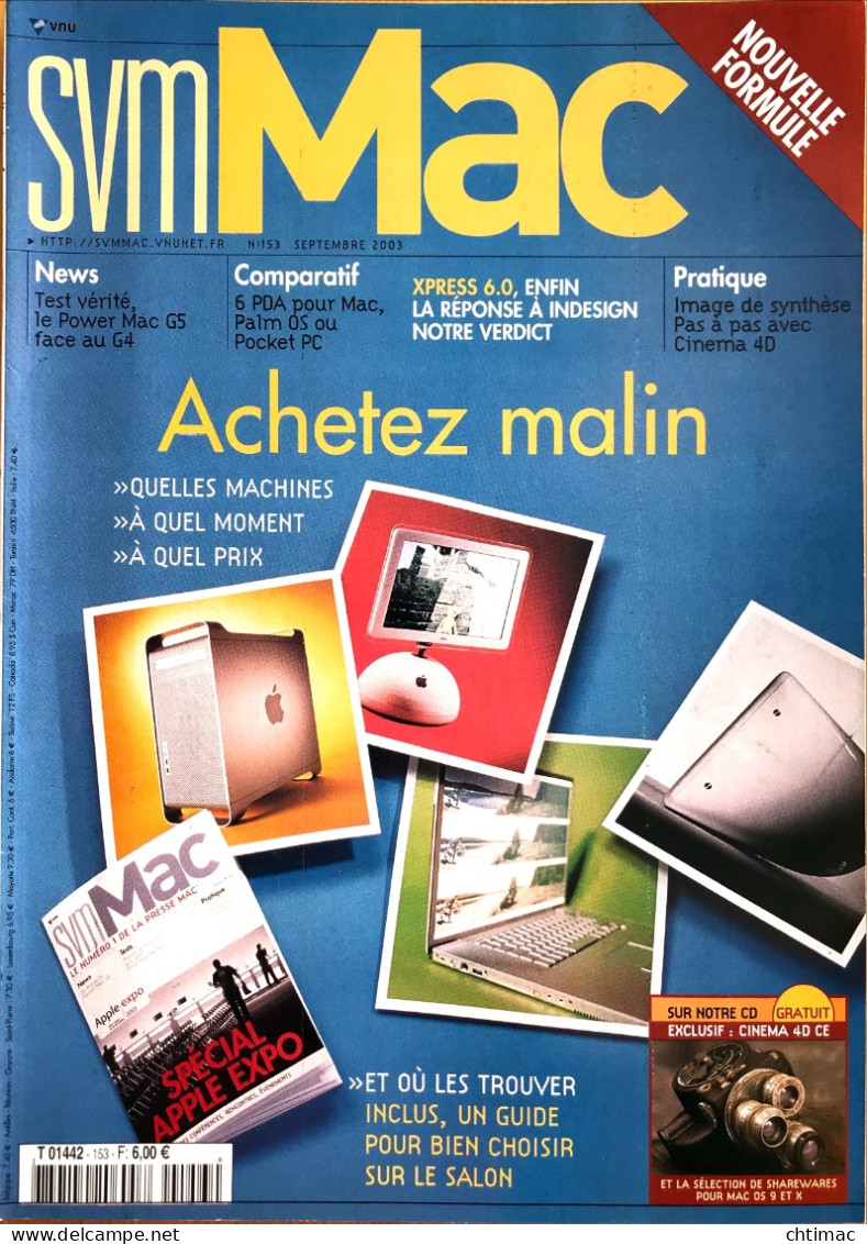 SVM Mac N°153 - Septembre 2003 - Informatica