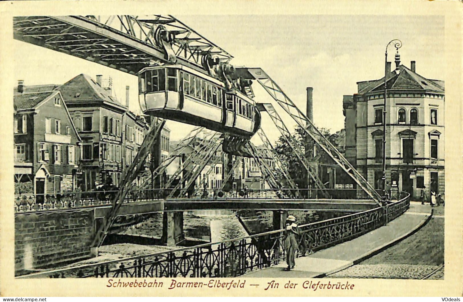 Allemagne - Rhénanie-du-Nord-Westphalie - Schwebebahn Barmen-Elberfeld - An Der Cleferbrücke - Wuppertal