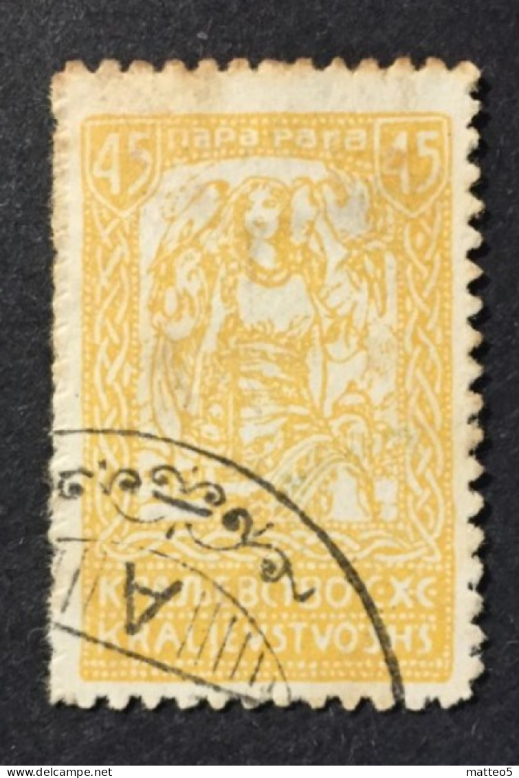 1920 Slovenia - Girl With Falcons - Used - Gebraucht