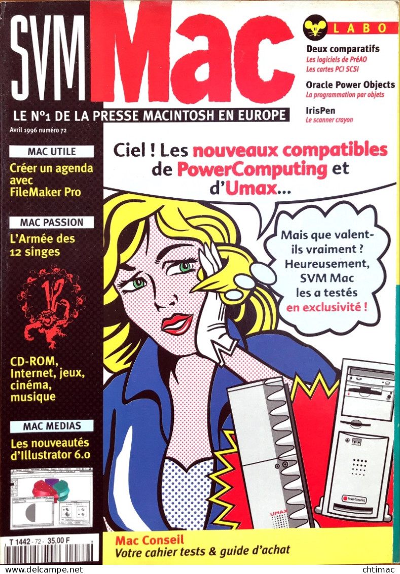 SVM Mac N°72 - Avril 1996 - Informática