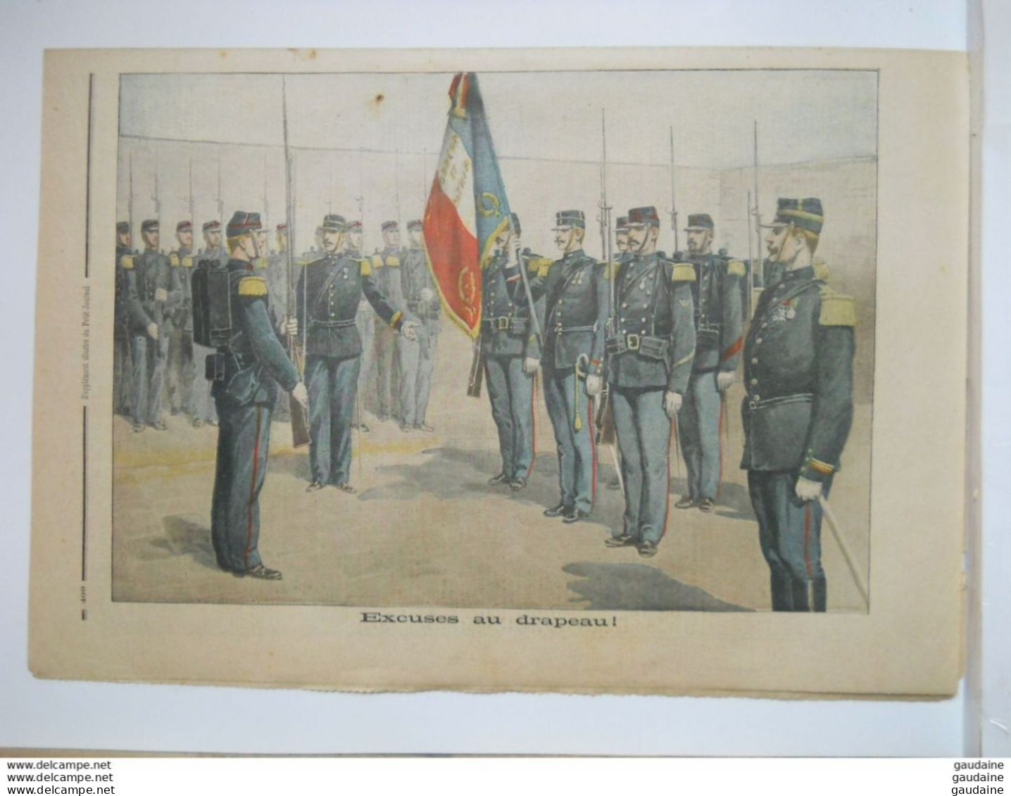 LE PETIT JOURNAL N°421 - 11 DECEMBRE 1898 - LE PRESIDENT AUX MINES DE LENS -MINEUR - MILITAIRE - EXCUSES AU DRAPEAU - Le Petit Journal