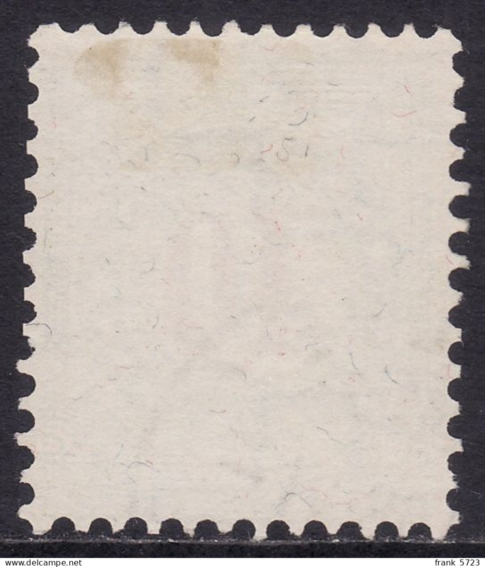 Schweiz: Portomarke SBK-Nr. 25AN (Rahmen Grünlicholiv, Wasserzeichen Kreuz, 1907-1910) Gestempelt - Postage Due