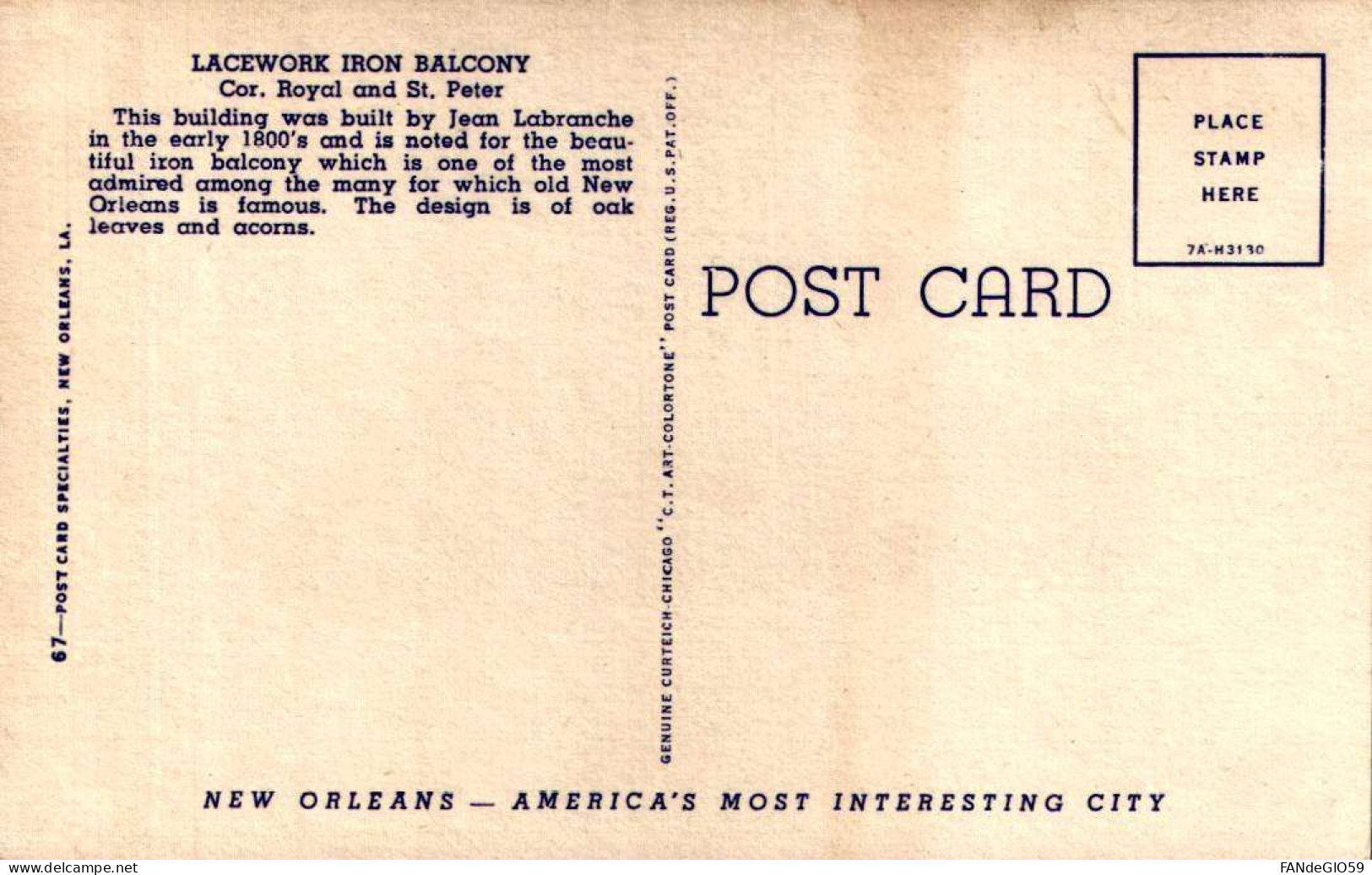 > Etats-Unis > LA - Louisiana > New Orleans  ALB / 1  /  15 - New Orleans