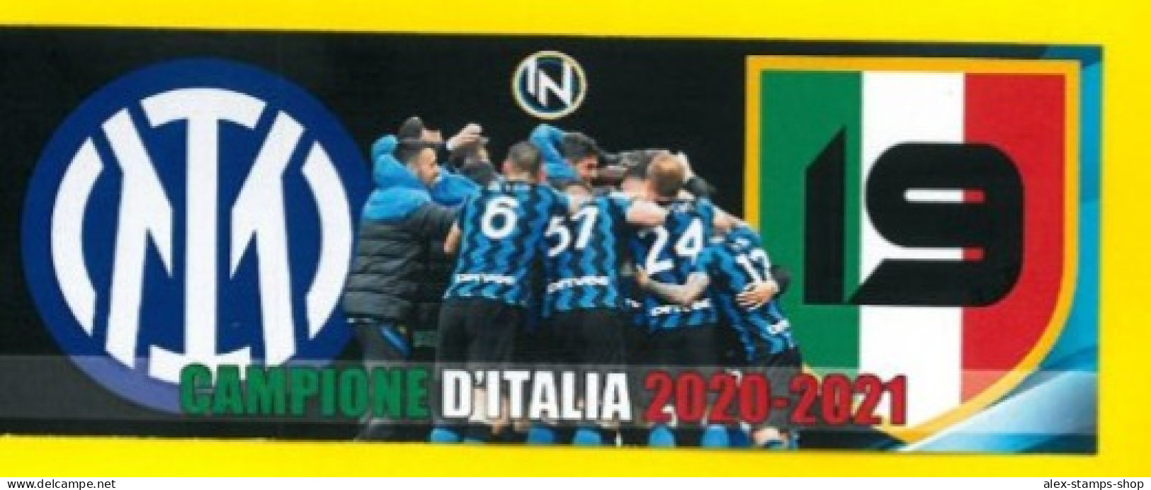 ITALIA 2021 NEW BOOKLET INTER CAMPIONE ITALIA CON CODICE BARRE NUMERATO 009 - Cuadernillos