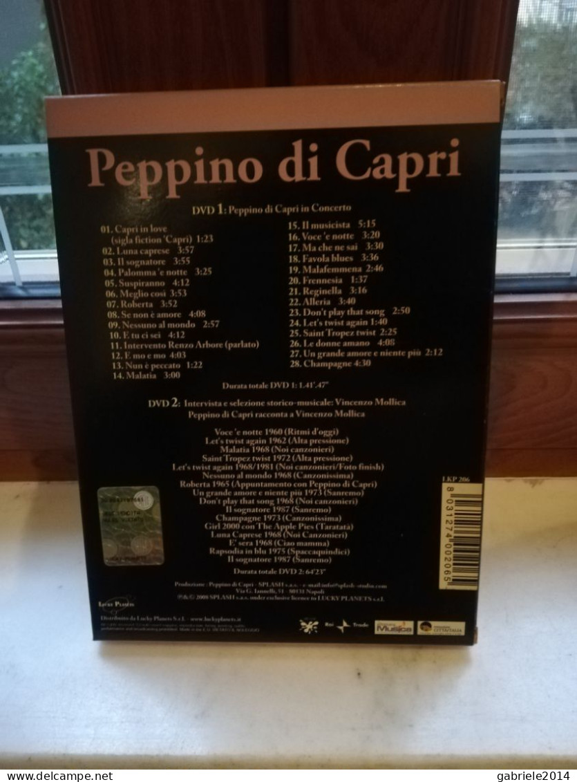 PEPPINO DI CAPRI - Doppio DVD   50° - Music On DVD