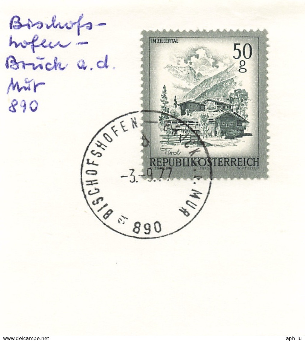 Bahnpost (R.P.O./T.P.O) Bischofshofen-Bruck An Der Mur [Ausschnitt] (BP4188) - Briefe U. Dokumente