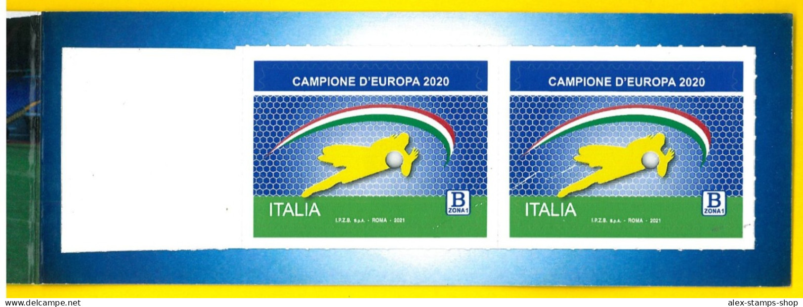 ITALIA 2021 CALCIO NEW BOOKLET ITALIA CAMPIONE EUROPA EURO 2020 N.099 - Carnets