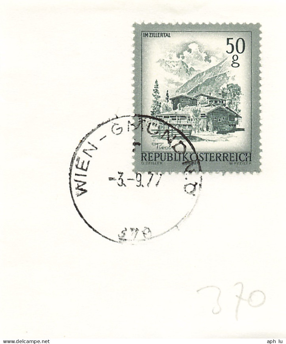 Bahnpost (R.P.O./T.P.O) Wien-Gmünd N.Ö. [Ausschnitt] (BP4198) - Lettres & Documents