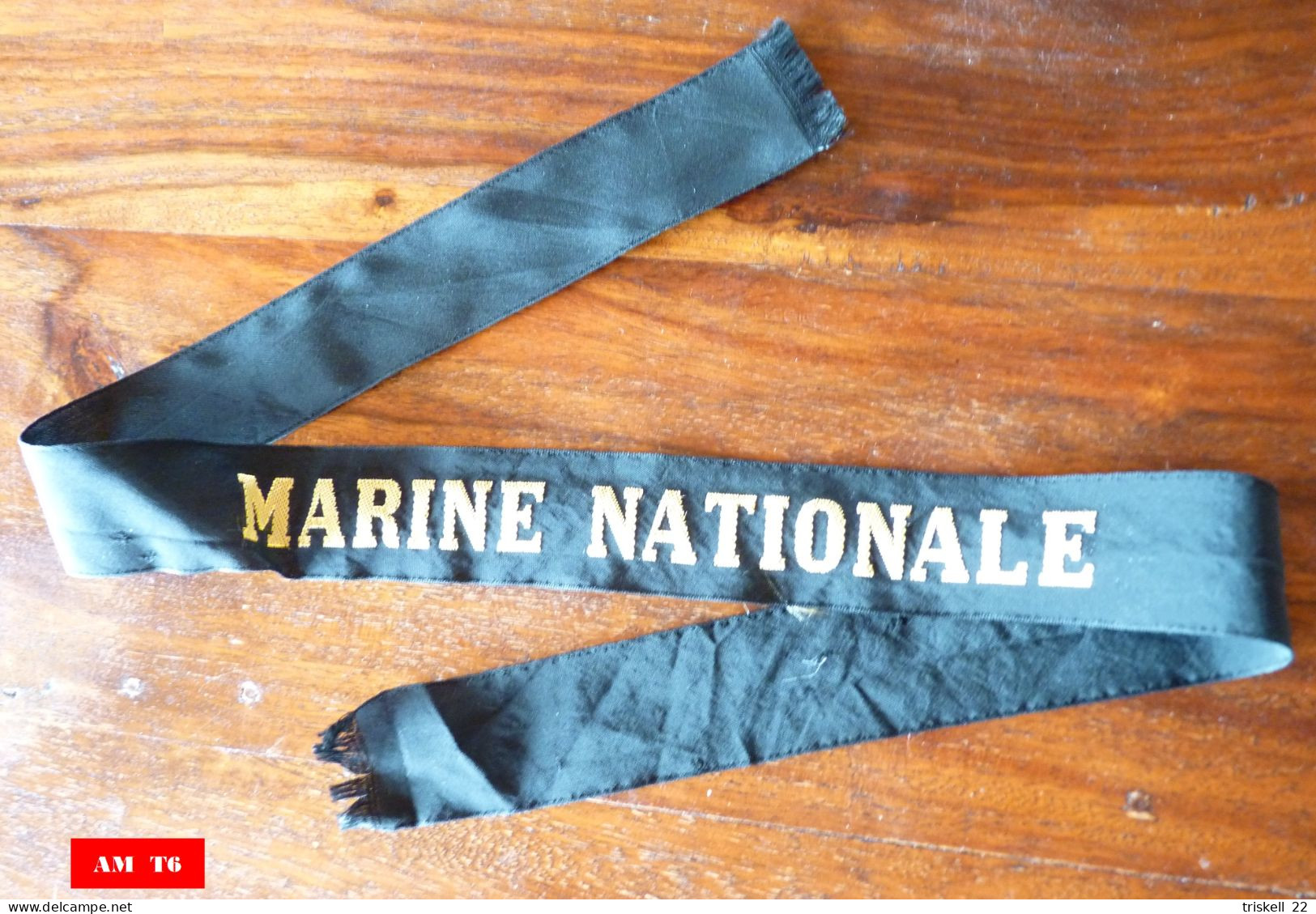 Marine Nationale : Bande De Bachi Légendé Marine Nationale - Navy