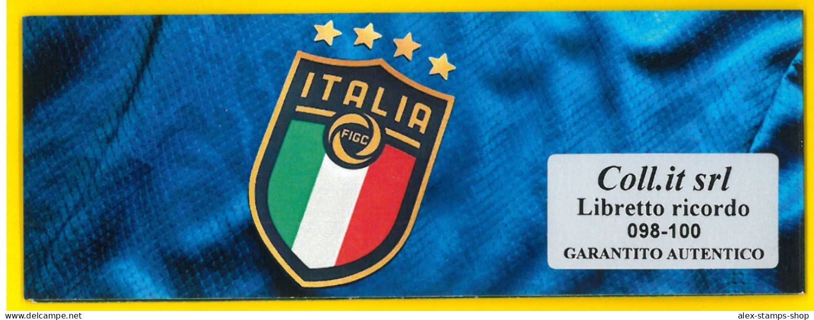 ITALIA 2021 NEW BOOKLET WINNER EUROCUP 2020 FOOTBALL NUMBER 098 - Booklets