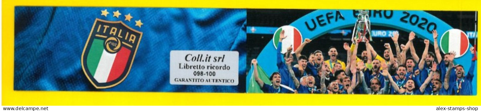 ITALIA 2021 NEW BOOKLET WINNER EUROCUP 2020 FOOTBALL NUMBER 098 - Cuadernillos