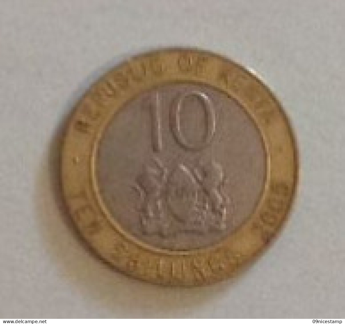 Kenia, Year 2005, Used; 10 Shillings - Kenya