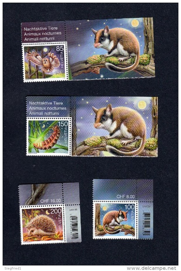 Schweiz ** 2446-2449 Tiere Neuheiten Mai 2016  Postpreis CHF 5,35 - Unused Stamps