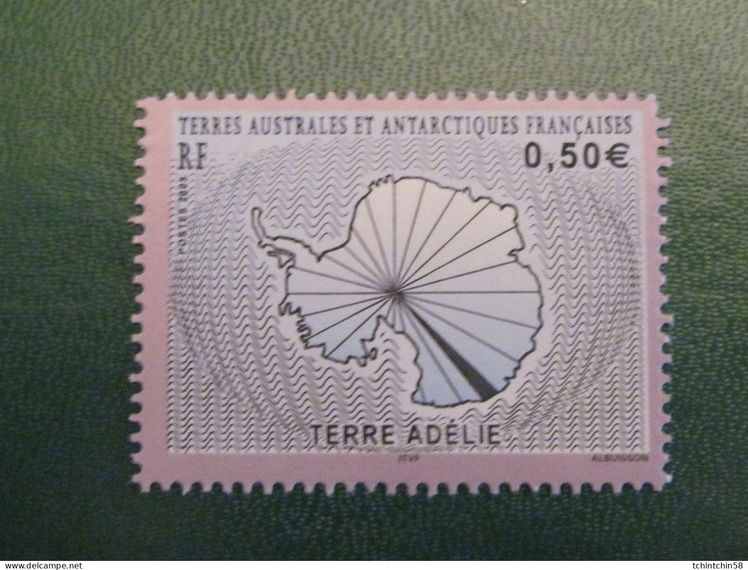 Terre Adélie Timbre Issu Du Bloc Et Feuillet Cinquantenaire Des T.A.A.F - Unused Stamps