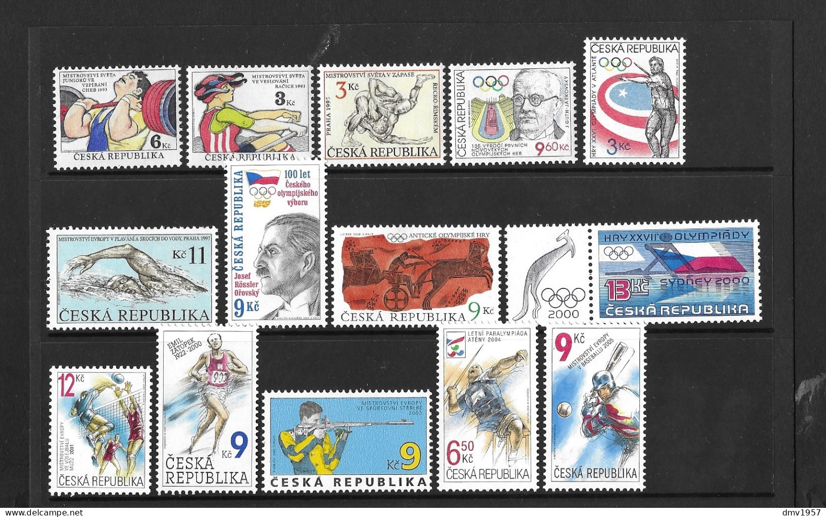 Czech Republic MNH Sports Selection Cat £28+ - Colecciones & Series