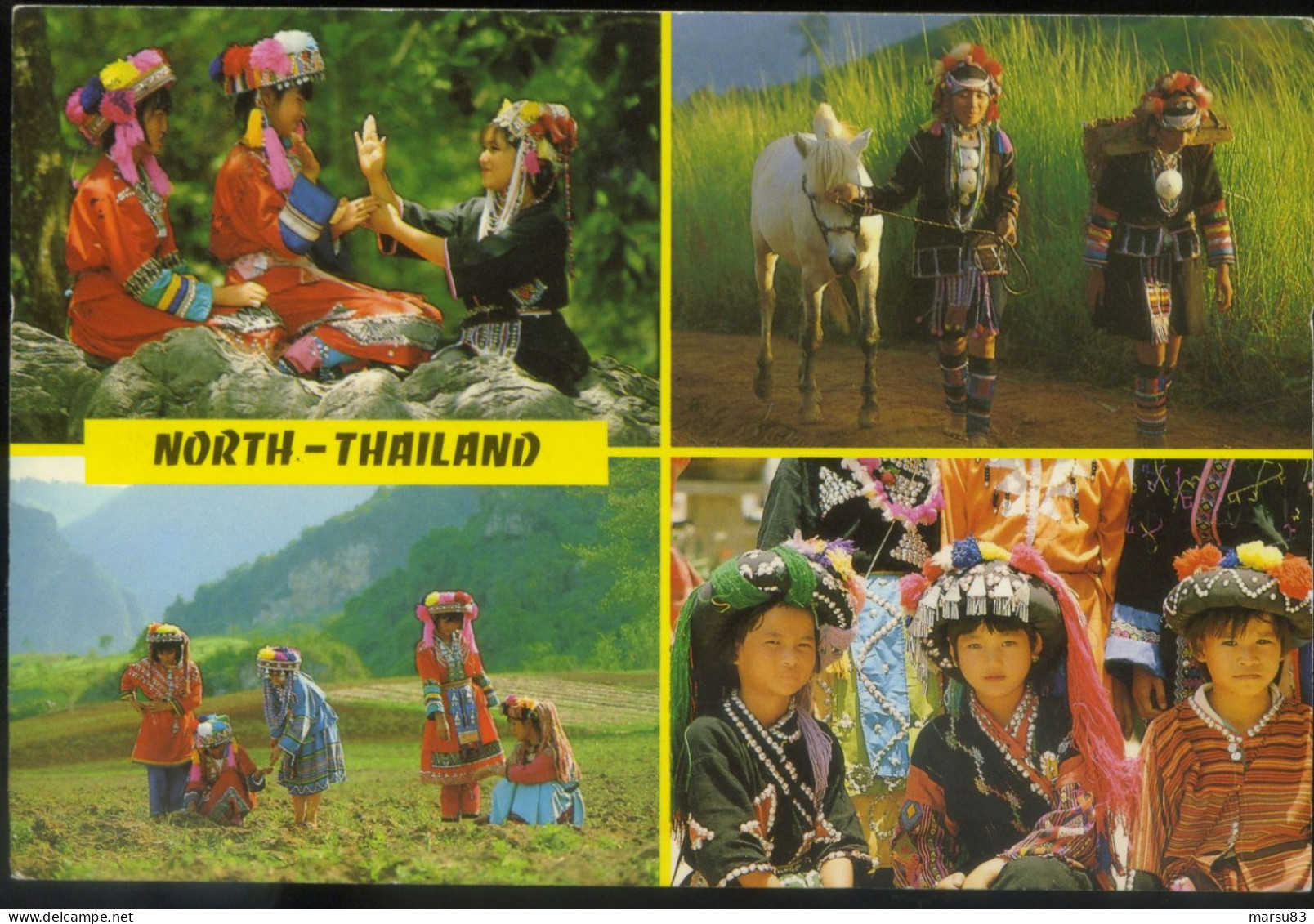 Thailande - * T.belle Carte ANIMÉE  (format 10x15 Cm) - Tailandia