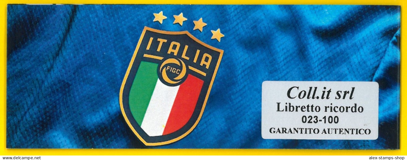 ITALIA 2021 NEW BOOKLET WINNER EUROCUP 2020 - BARCODE NUMBER 023 - Postzegelboekjes