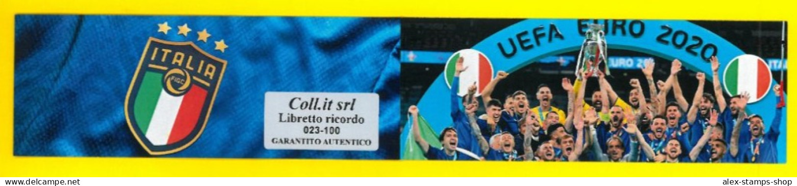 ITALIA 2021 NEW BOOKLET WINNER EUROCUP 2020 - BARCODE NUMBER 023 - Libretti