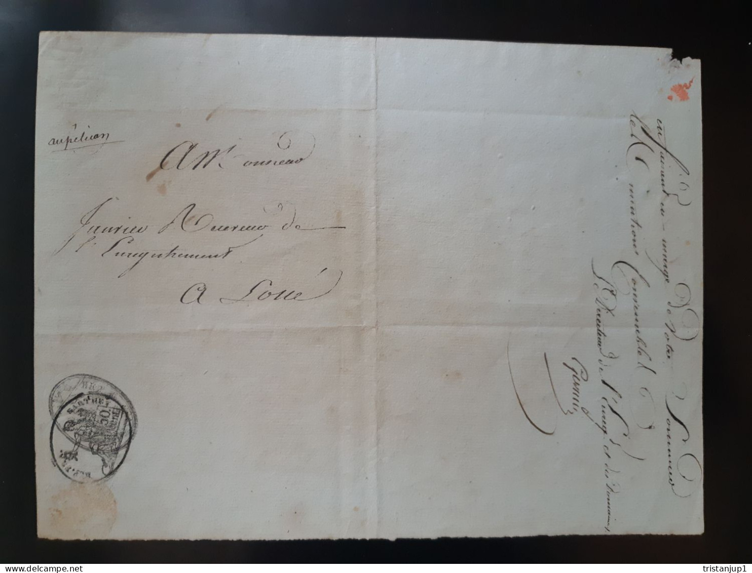 Vieux Papier Acte Notarial De 1810 - Collections