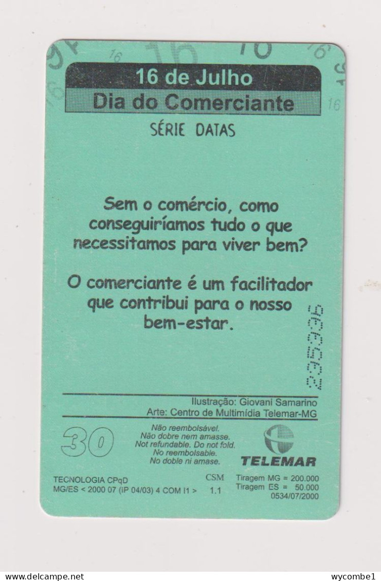 BRASIL -  Comerciante Inductive  Phonecard - Brésil