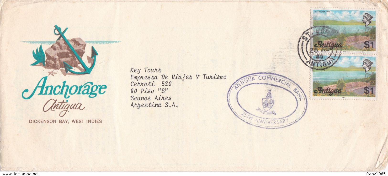 From Antigua To Argentina - 1980 - 1858-1960 Kolonie Van De Kroon