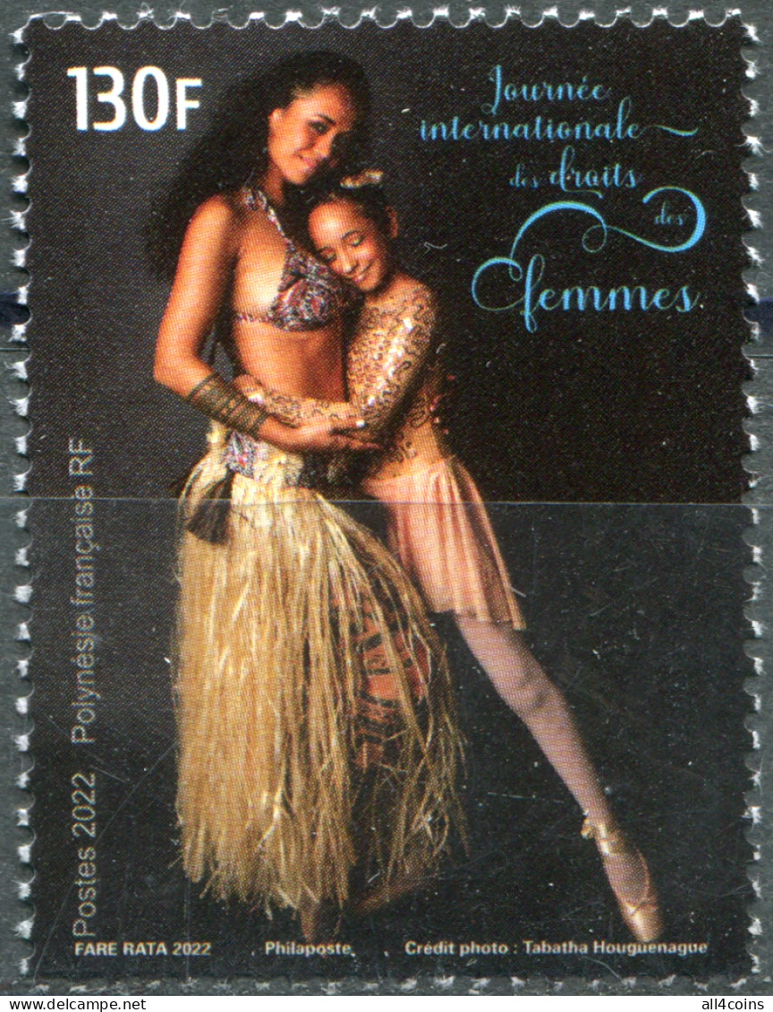 French Polynesia 2022. International Women's Day (MNH OG) Stamp - Unused Stamps