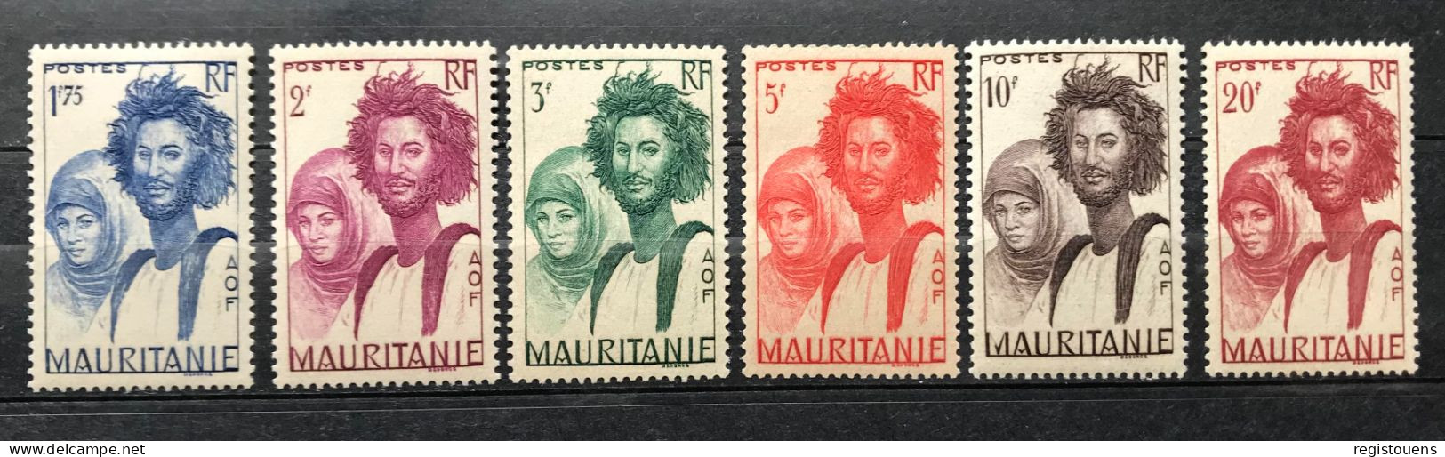 Lot De 6 Timbres Neufs* Mauritanie 1938 - Neufs