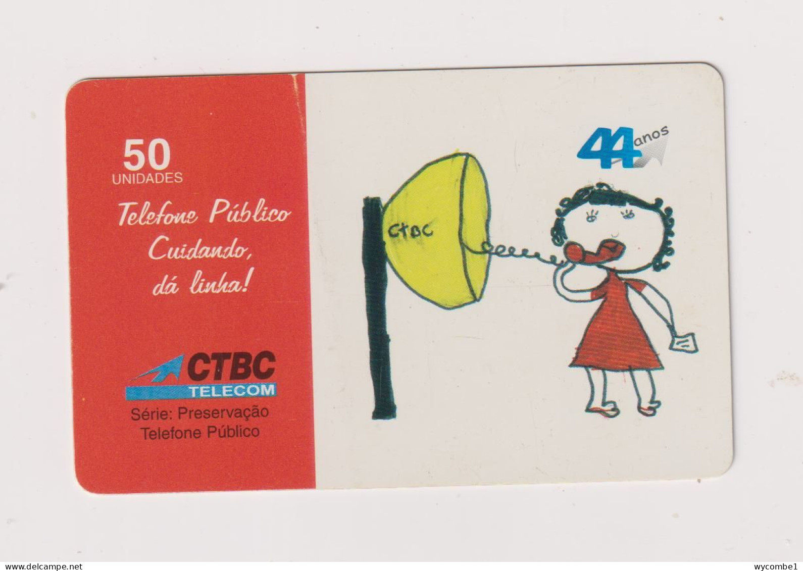BRASIL -  CTBC Public Telephones Inductive  Phonecard - Brasilien