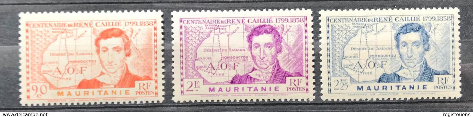 Lot De 3 Timbres Neufs* Mauritanie 1939 - Nuevos