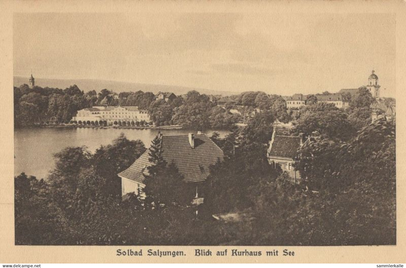 128537 - Bad Salzungen - Blick Auf Kurhaus Mit See - Bad Salzungen