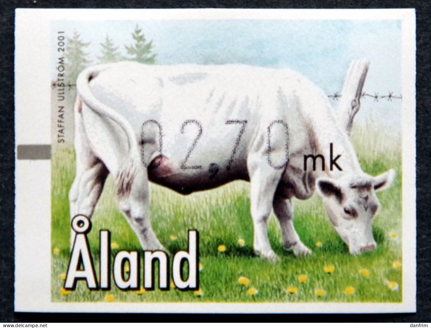 Aland 2001 Cow   ATM   Minr. 12  MNH ( ** ) (lot  E 449) - Aland