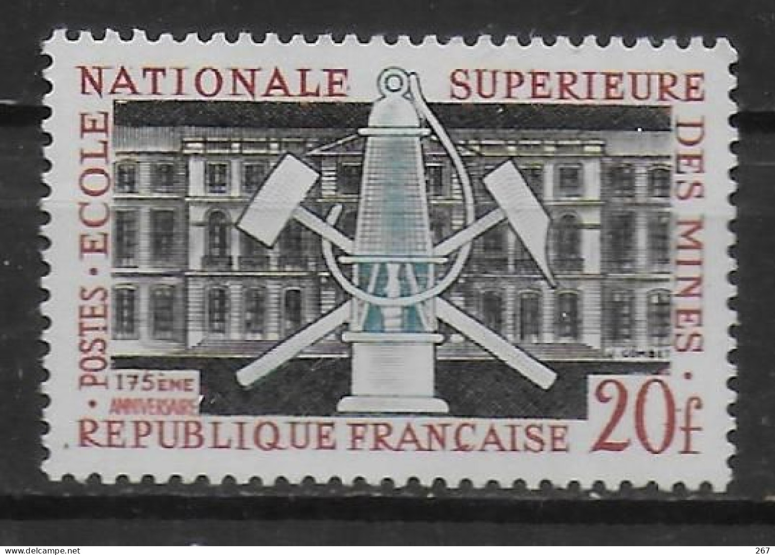 FRANCE  N° 1197  * * Ecole Des Mines A Paris - Other & Unclassified