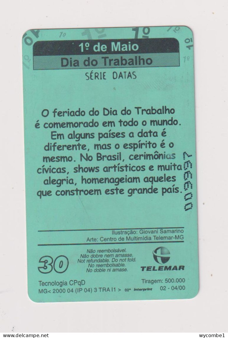 BRASIL -  Dia Do Trabalho Inductive  Phonecard - Brazil