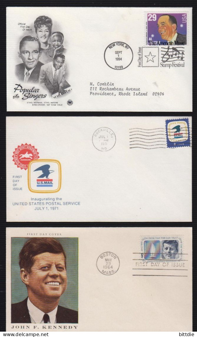 USA , FDC-Lot    (8966) - Sonstige & Ohne Zuordnung