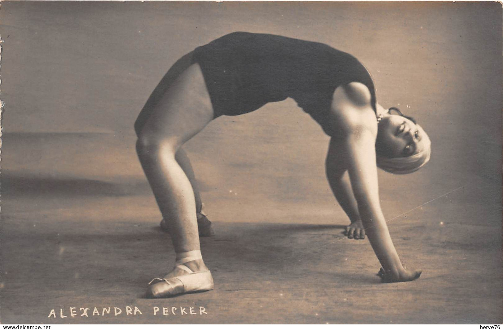Carte Photo - Gymnastique - Alexandra PECKER - Gimnasia