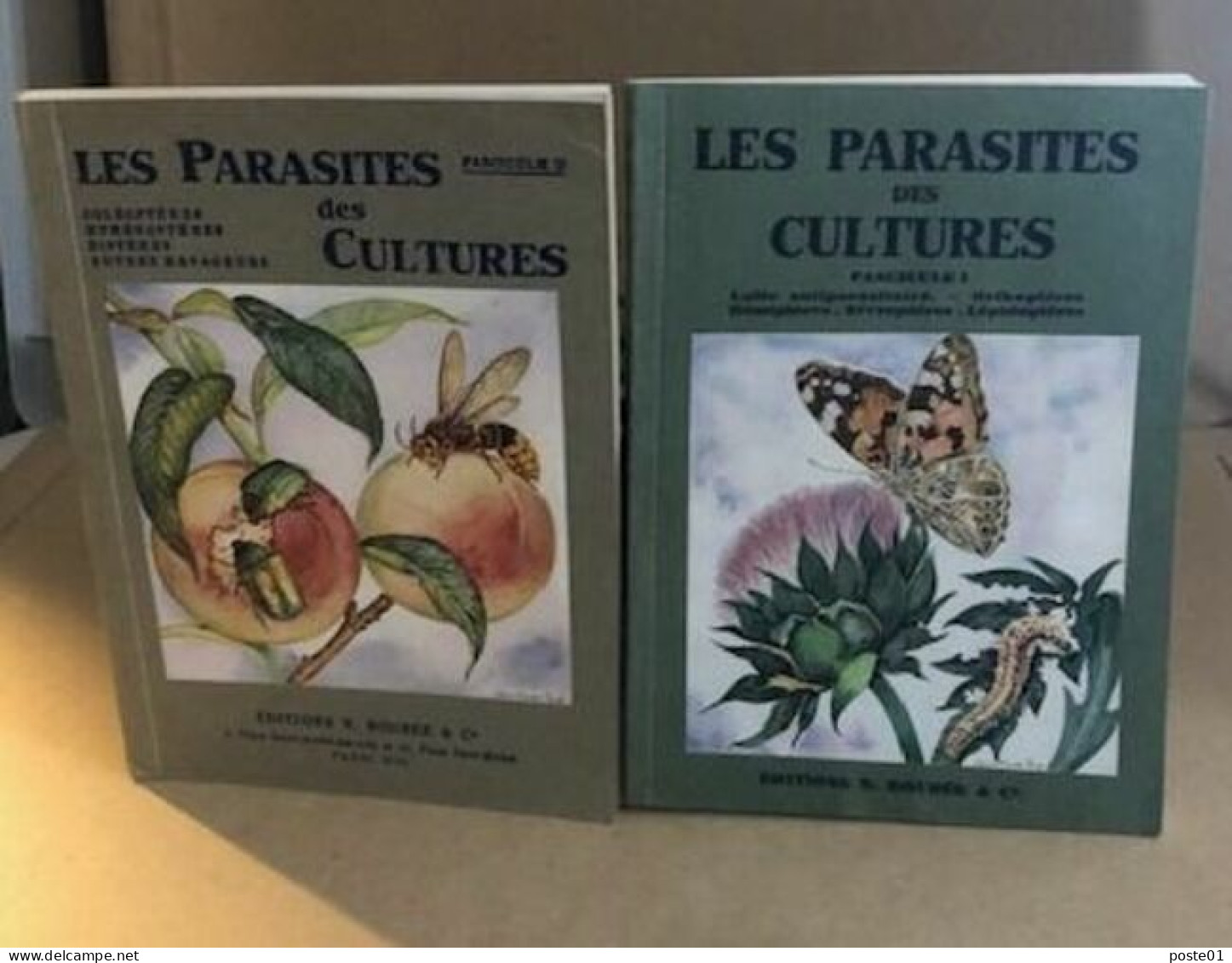 Atlas Des Parasites Des Cultures / 2 Tomes / Nombreuses Planches En Couleurs H-t - Enciclopedie