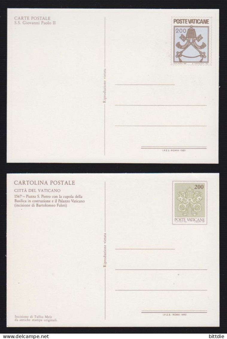 Vatikan , GS-Lot , Xx     (8968) - Enteros Postales