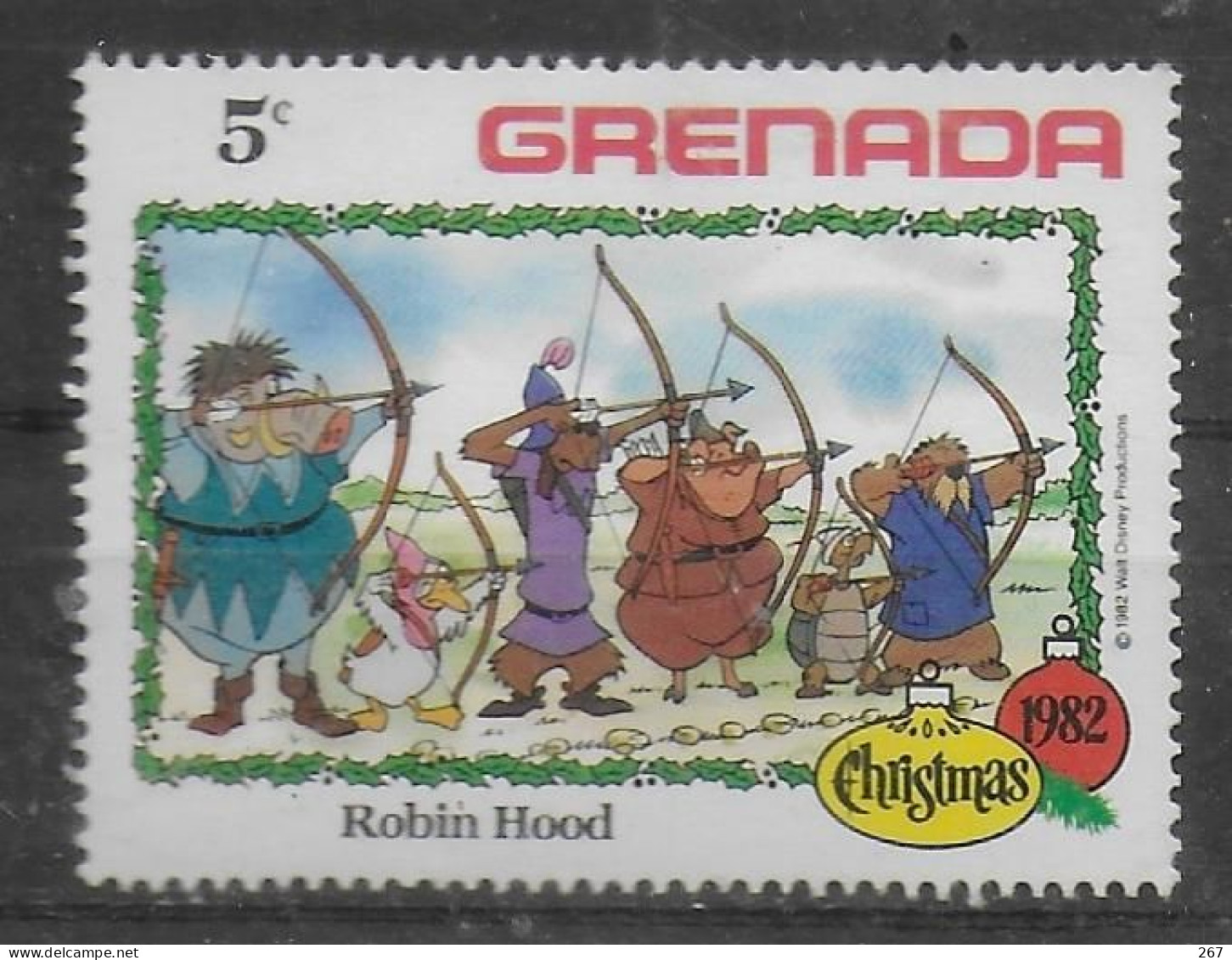 GRENADE  N°  1068 * *    Tir A L Arc Noel Robin Des Bois - Archery