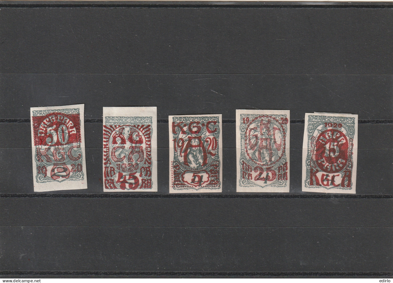 ///  YOUGOSLAVIE ///   SLOVENIE/CARINTIE - ZEGELS VAN SLOVENIE MET OPDRUK Carinthie * - Unused Stamps