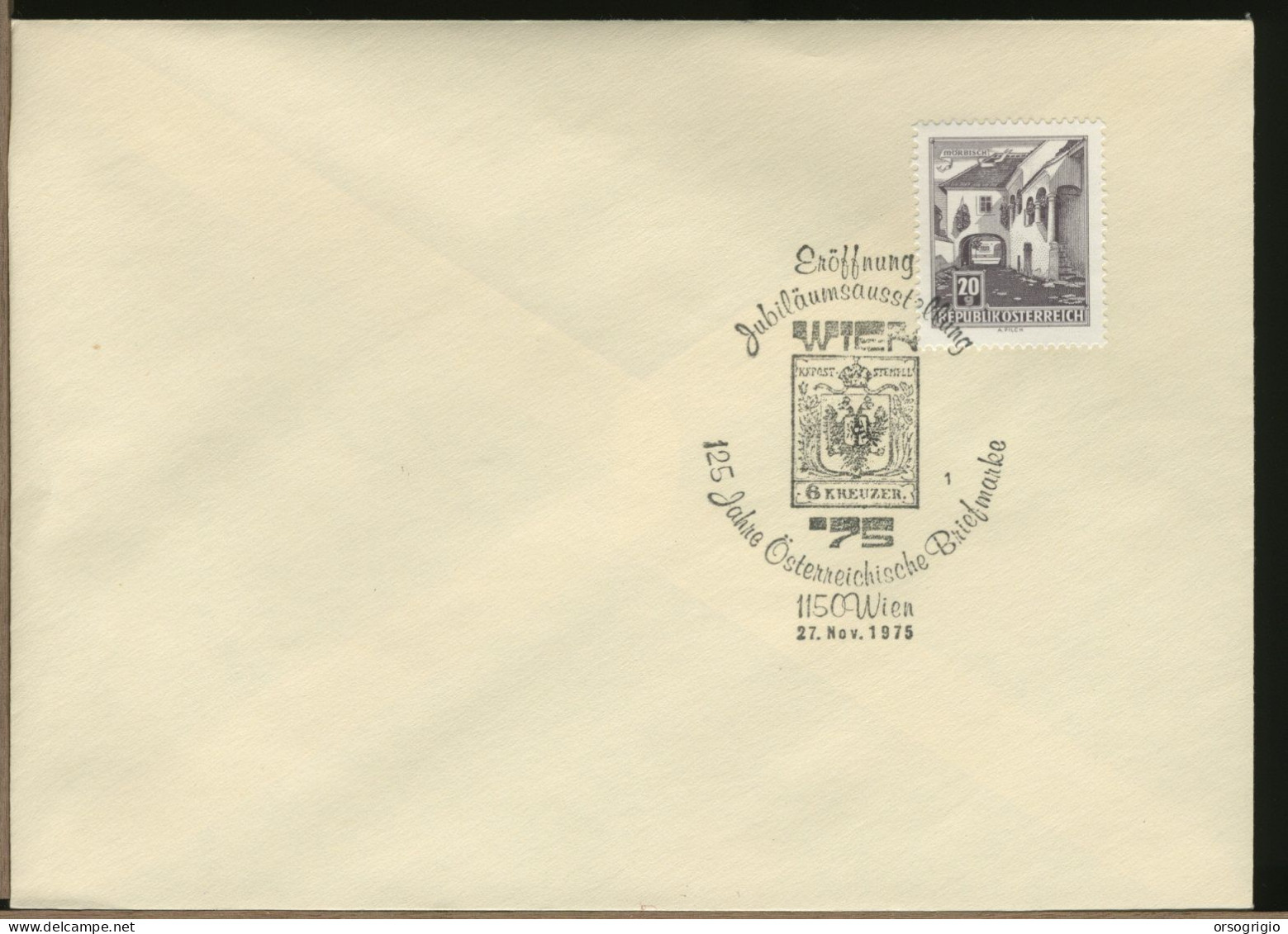 AUSTRIA OSTERREICH  -  125 Jahre BRIEFMARKE - Covers & Documents